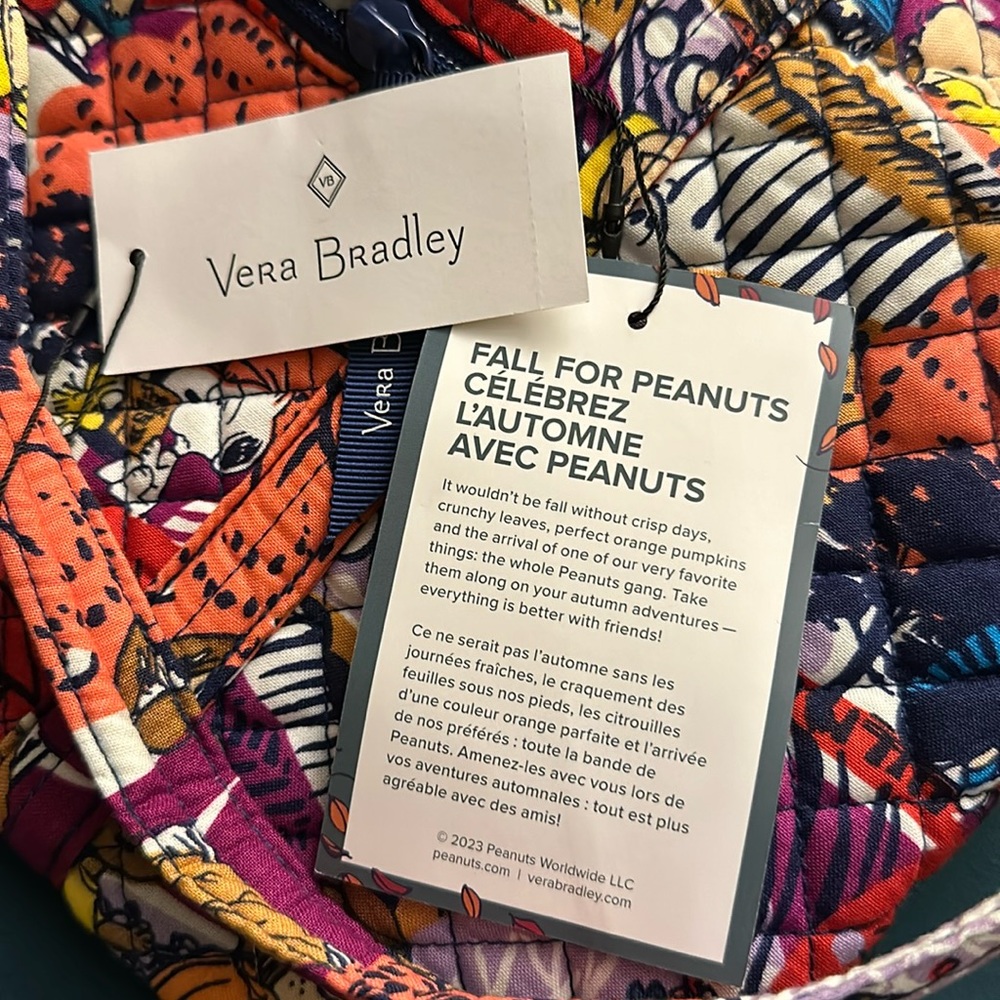 NWT Vera Bradley Peanuts fall 2023 bag